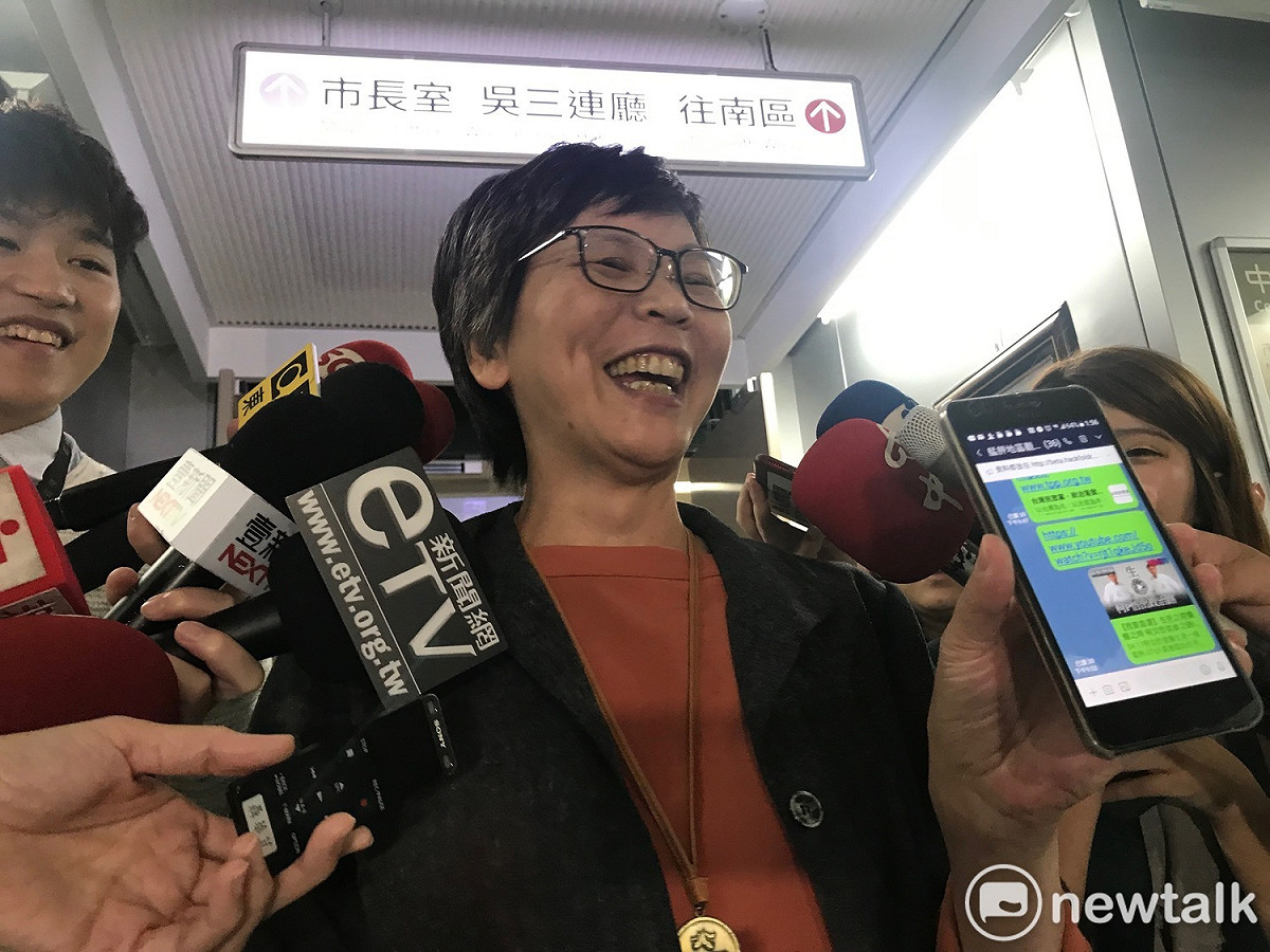市府顧問蔡壁如。 圖：周煊惠 ／攝