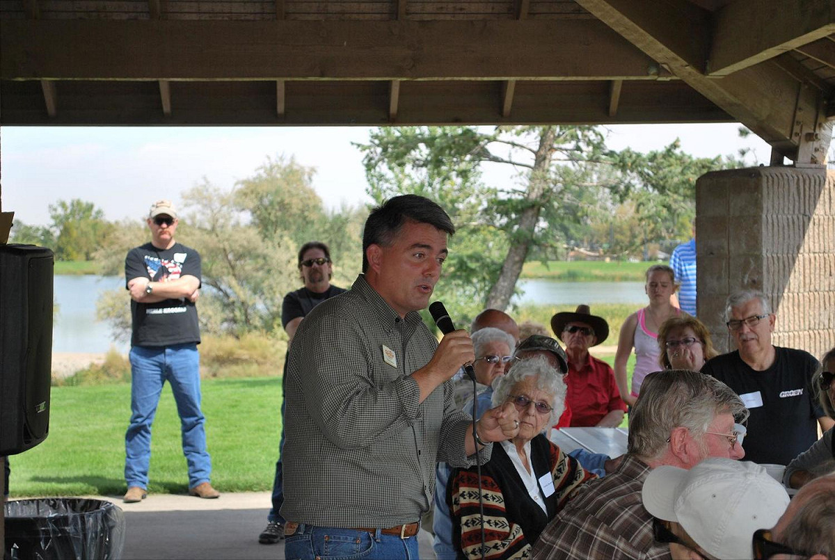 友台派議員賈德納（Cory Gardner）。 圖：翻攝自Cory Gardner臉書粉絲頁