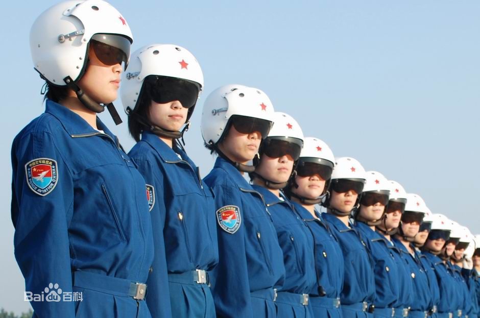 中國航空兵方隊。 圖：翻攝自百度百科