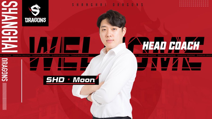 Moon將擔任OWL第三賽季的上海龍主教練一職。 圖：翻攝自上海龍推特