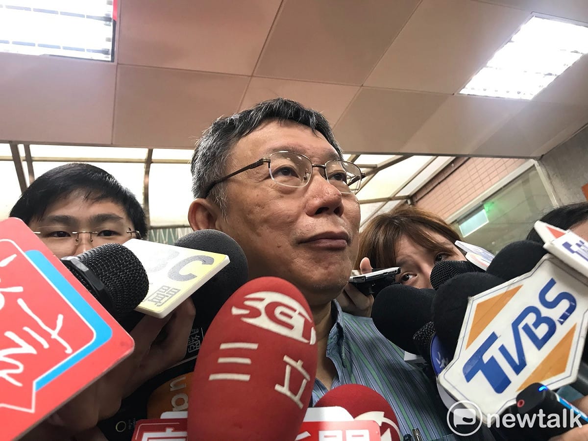 台北市長柯文哲。 圖：周煊惠 ／攝