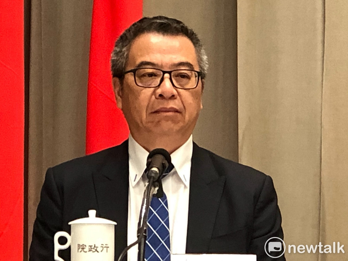 衛福部次長何啟功今（26）天出席行政院會後記者會。 圖：謝莉慧/攝