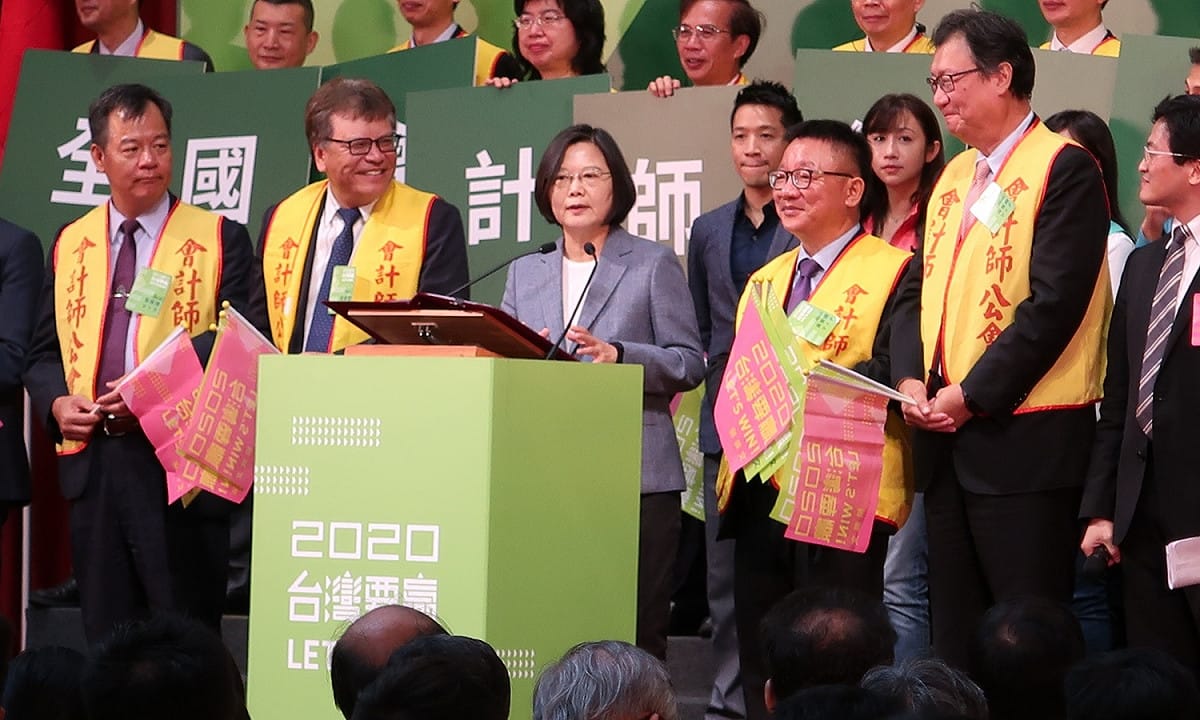 總統蔡英文。 圖：林朝億/攝