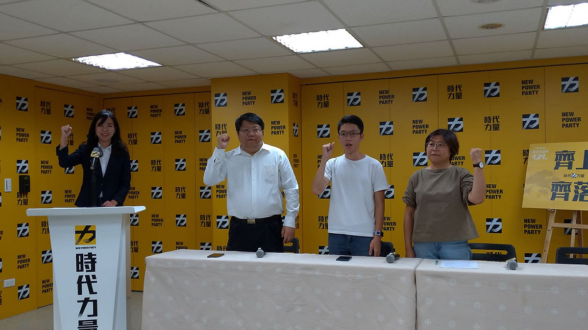 發起929遊行代表今天拜會時代力量。 圖：陳佩君／攝