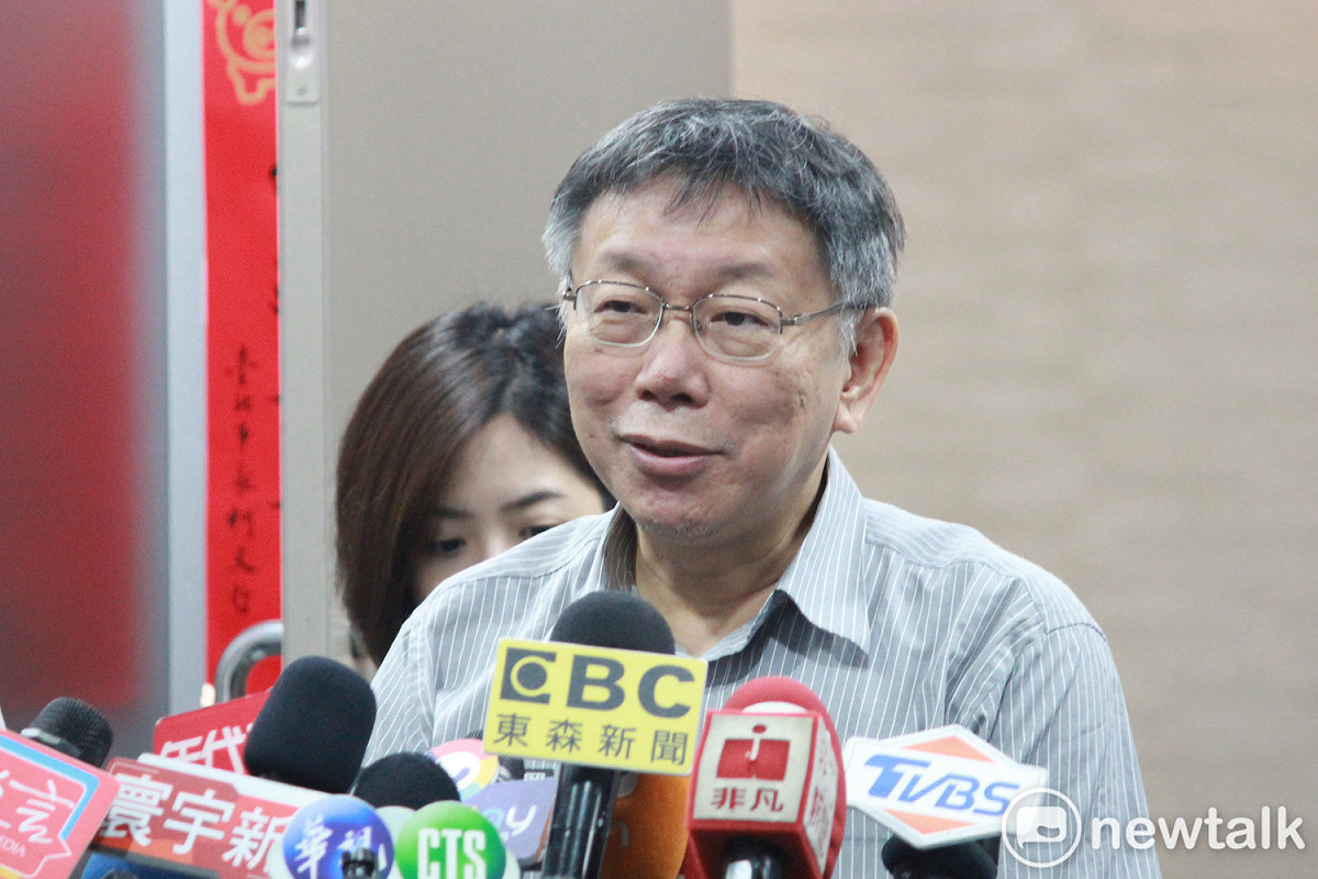 台北市長柯文哲。 圖：周煊惠 ／攝（資料照）