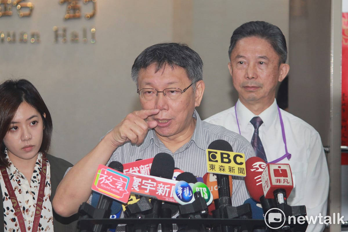 台北市長柯文哲。 圖：周煊惠 ／攝（資料照片）