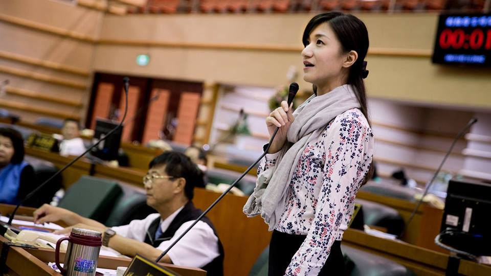 有「漂亮寶貝」美譽的嘉義市議會議員戴寧，據傳將投入明年立委選舉。 圖：取自戴寧臉書