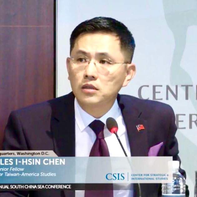 華府智庫台美研究中心執行長、前總統府發言人陳以信。 圖：翻攝陳以信臉書