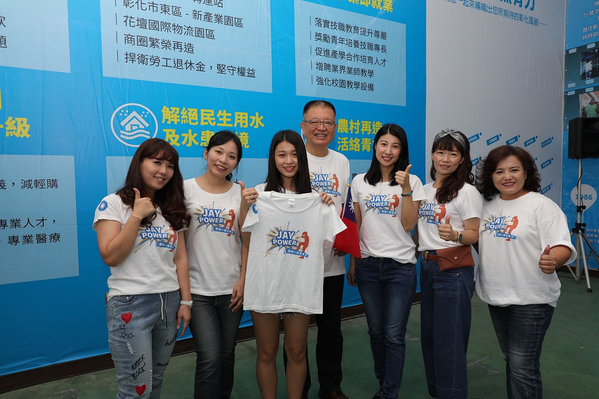 陳杰說為全國勞工奮力孤擲一戰。 陳杰競選總部/提供