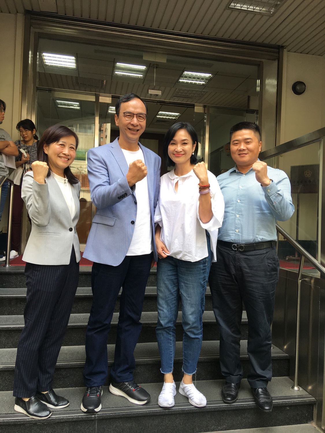 朱立倫認為接下來的選務工作，最重要的是大家在各個工作崗位上同心協力，盡量減少對方見縫插針的機會。 圖：朱立倫辦公室／提供