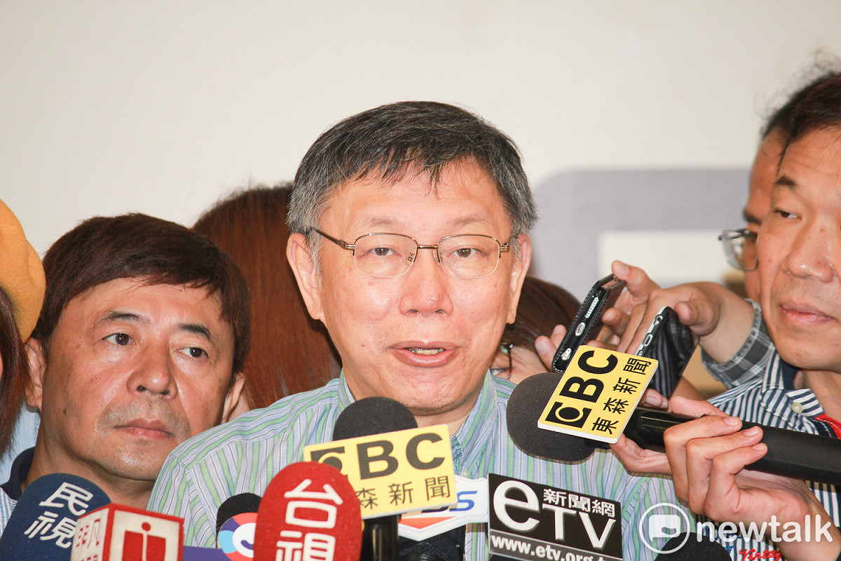 台北市長柯文哲。 圖：周煊惠 ／攝
