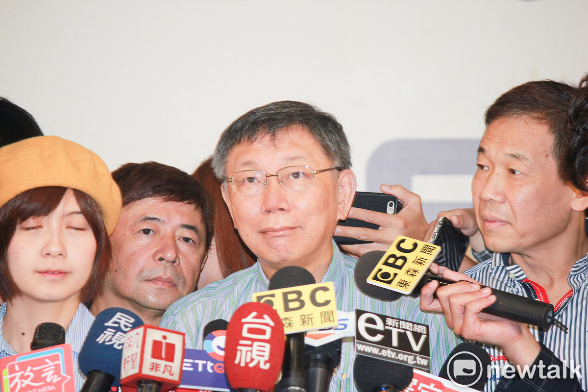 台北市長柯文哲。 圖：周煊惠 ／攝（資料照）