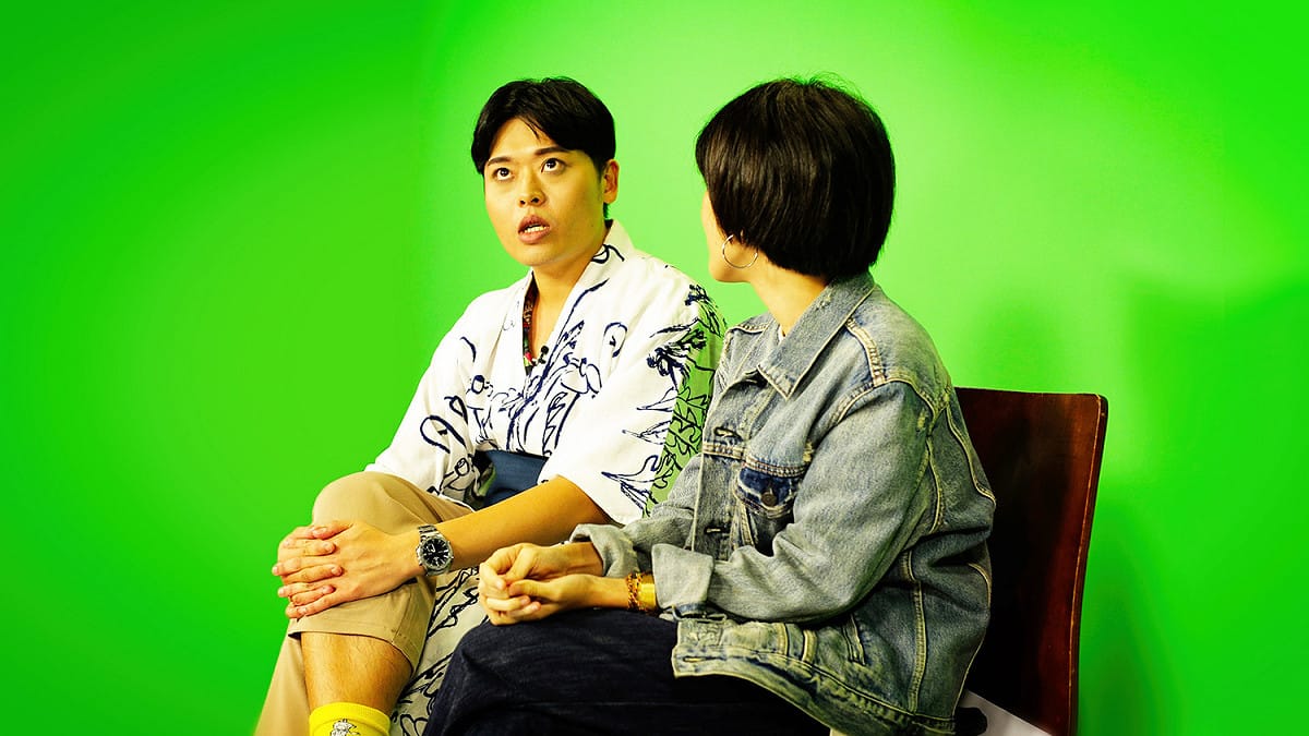 兩人暢談母語對生活的影響。 圖：公視/提供