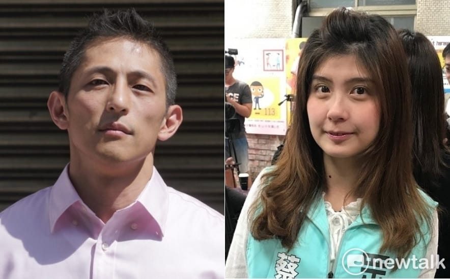 民進黨台北市第三選區(中山、北松山)立委參選人吳怡農、台灣民眾黨台北市第七選區(南松山、信義)立委參選人蔡宜芳。 圖：新頭殼合成