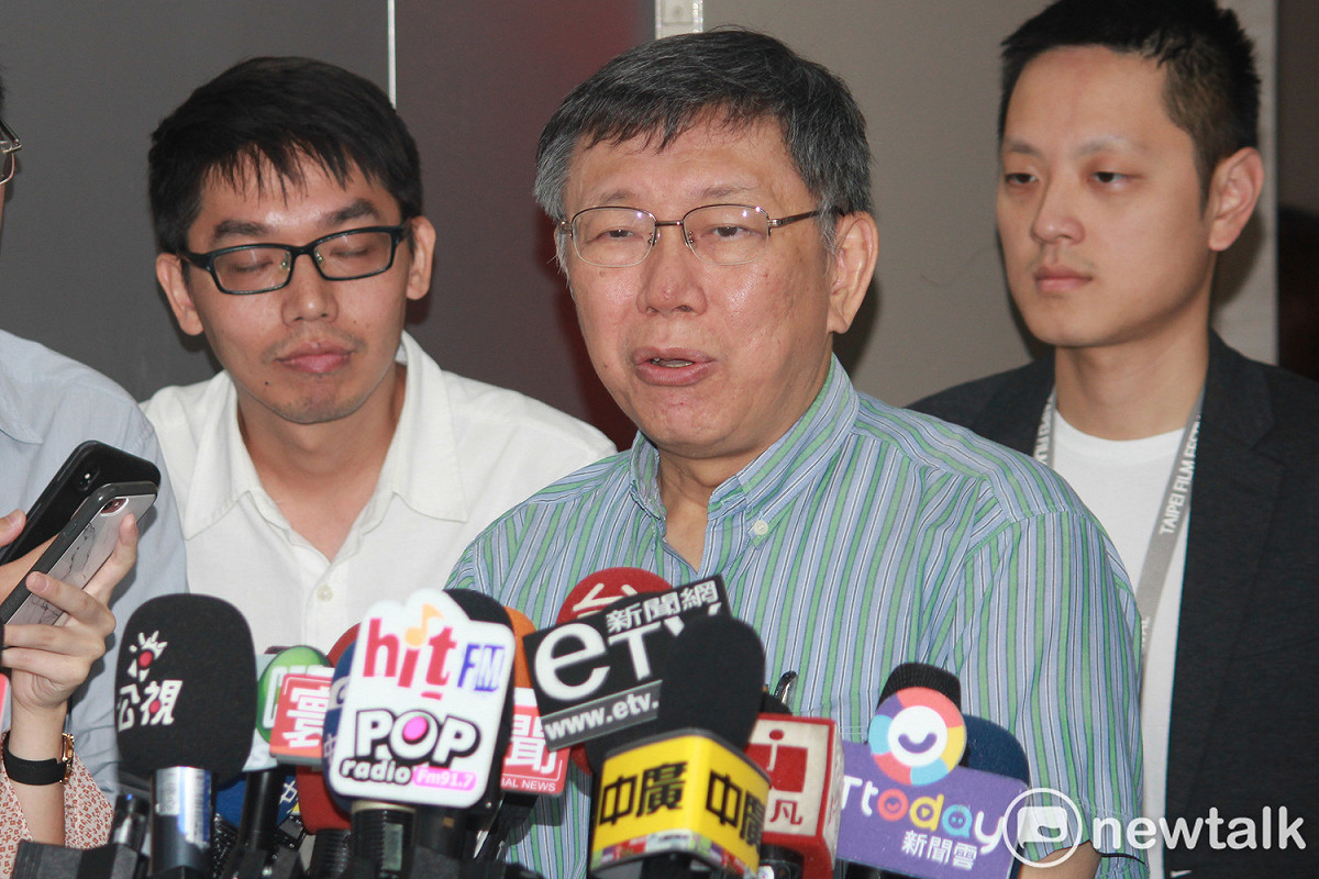 台北市長柯文哲。 圖：周煊惠 ／攝