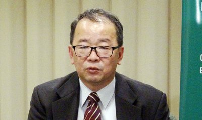 國安會副秘書長陳文政指出，這些年來透過美台國防工業會議，美方充分了解台灣國防產業產能與研發能量。台美雙邊產業在維保合作上，近期內「一定會有很可觀的成就出現」。 圖：中央社記者江今葉/攝
