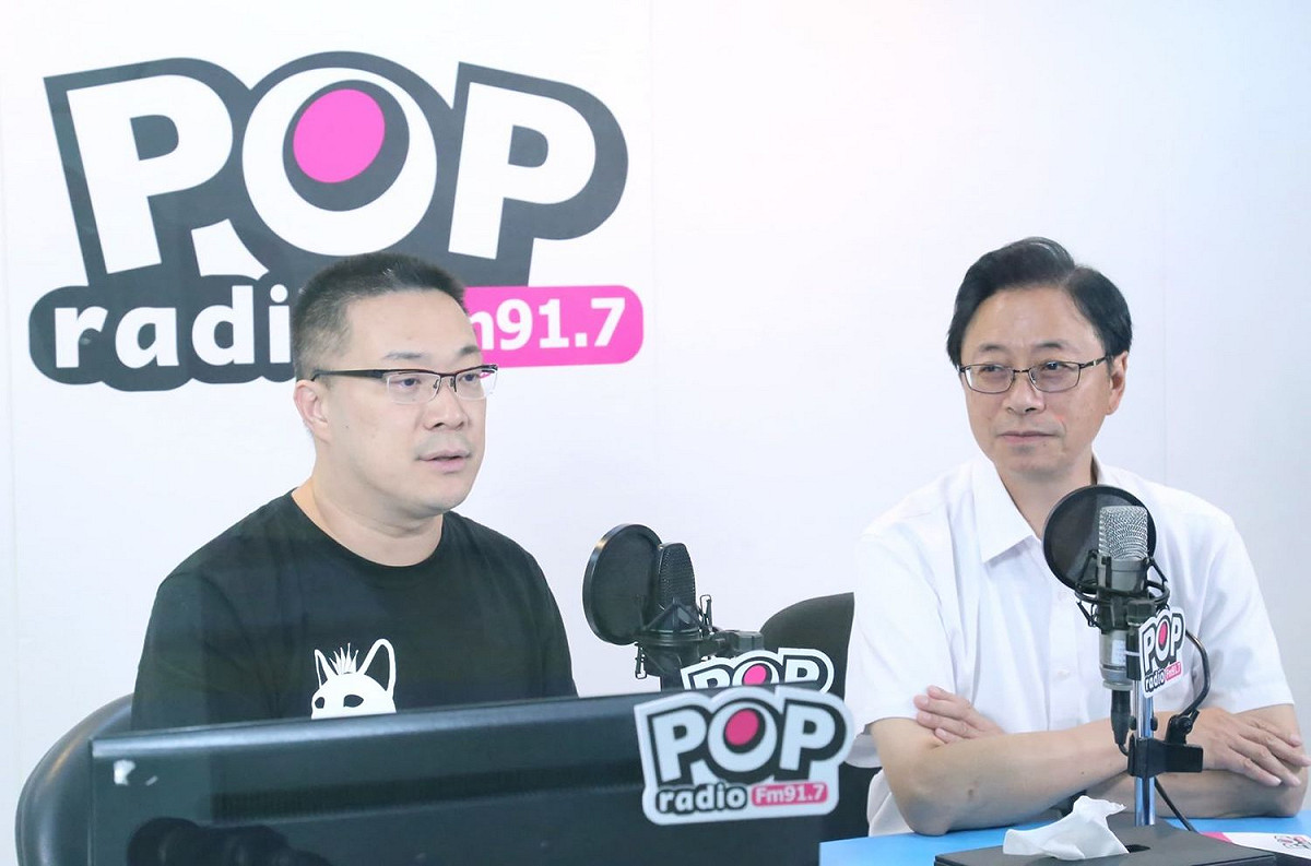 前行政院長張善政接受朱學恆專訪。 圖：POP搶先爆/提供