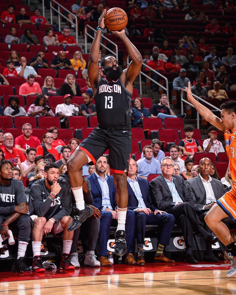 火箭隊一哥James Harden。 圖/翻攝自休士頓火箭隊臉書