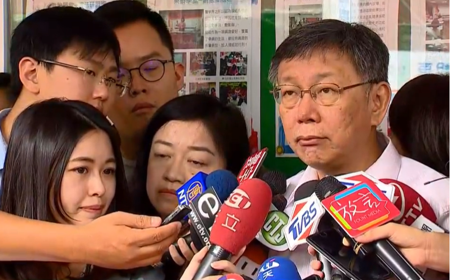 台北市長柯文哲。 圖：謝莉慧/攝