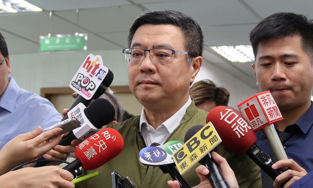 民進黨主席卓榮泰。 圖：林朝億/攝