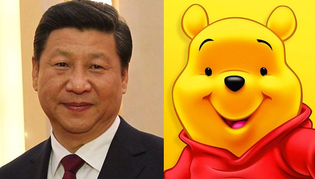 賀瑞普所屬的捷克海盜黨貼出一張中國國家主席習近平與小熊維尼對比圖。 圖:擷取自Česká pirátská strana臉書