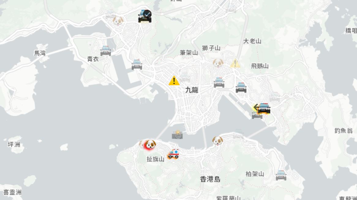 蘋果執行長Tim Cook日前回應下架「全港抗爭即時地圖」App原因。 圖：翻攝自 HKmap Live網站