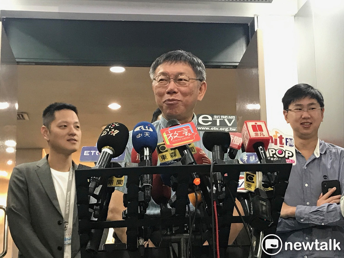 台北市長柯文哲認為大巨蛋的問題沒這麼簡單，其中還有環評、建照、使照，「後面問題還多的是」。 圖：周煊惠/攝(資料照)