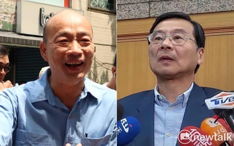 立法院國民黨團總召曾銘宗（右）、國民黨總統參選人韓國瑜。 圖：新頭殼合成