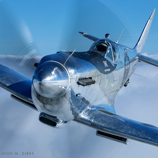 英國皇家空軍傳奇二戰「噴火式」戰機(Spitfire)自8月開始進行環球之旅，近日將來到台灣。 圖：翻攝英國在台辦事處臉書