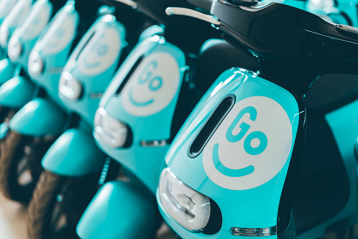 Gogoro共享機車服務「GoShare」，將於今晚正式進駐台北。 圖：翻攝自GoShare官方
