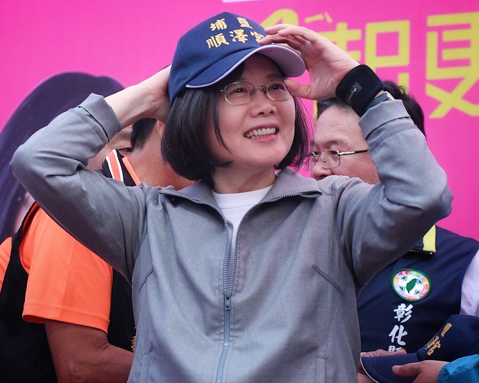 總統蔡英文。 圖 :	翻攝自蔡英文臉書