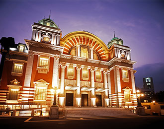 紀念套票包含桃捷+南海單次票+阪神一日票，去大阪、神戶玩可說是一票搞定。圖為大阪中央公會堂。 圖：翻攝自大阪中央公會堂官網