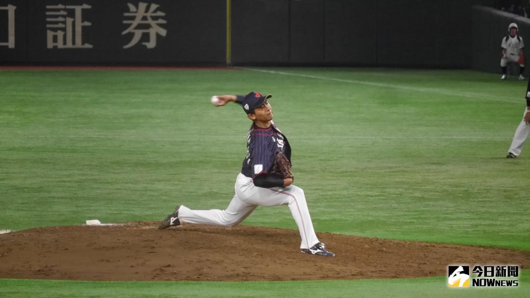 今永昇太。 圖／吳政紘攝