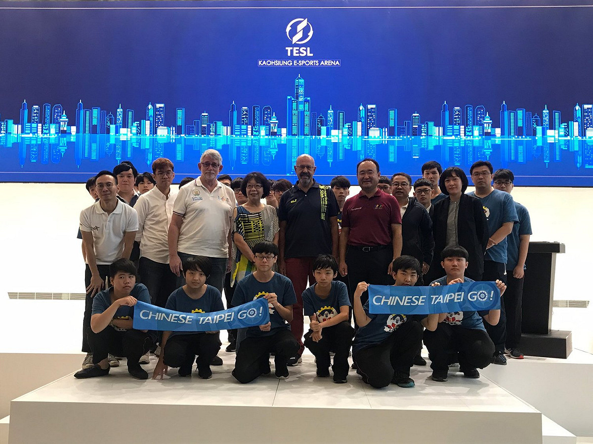國際少年運動會與中華奧會今（22）日同訪高雄電競館 圖：CTESA/提供