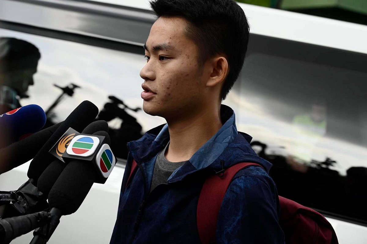 潘曉穎命案主嫌陳同佳曾表明要赴台投案，目前理律法律事務所已接受他的委任，擔任他來台接受刑事偵查程序的選任辯護人。 圖：擷自自立場新聞影片(資料照片)