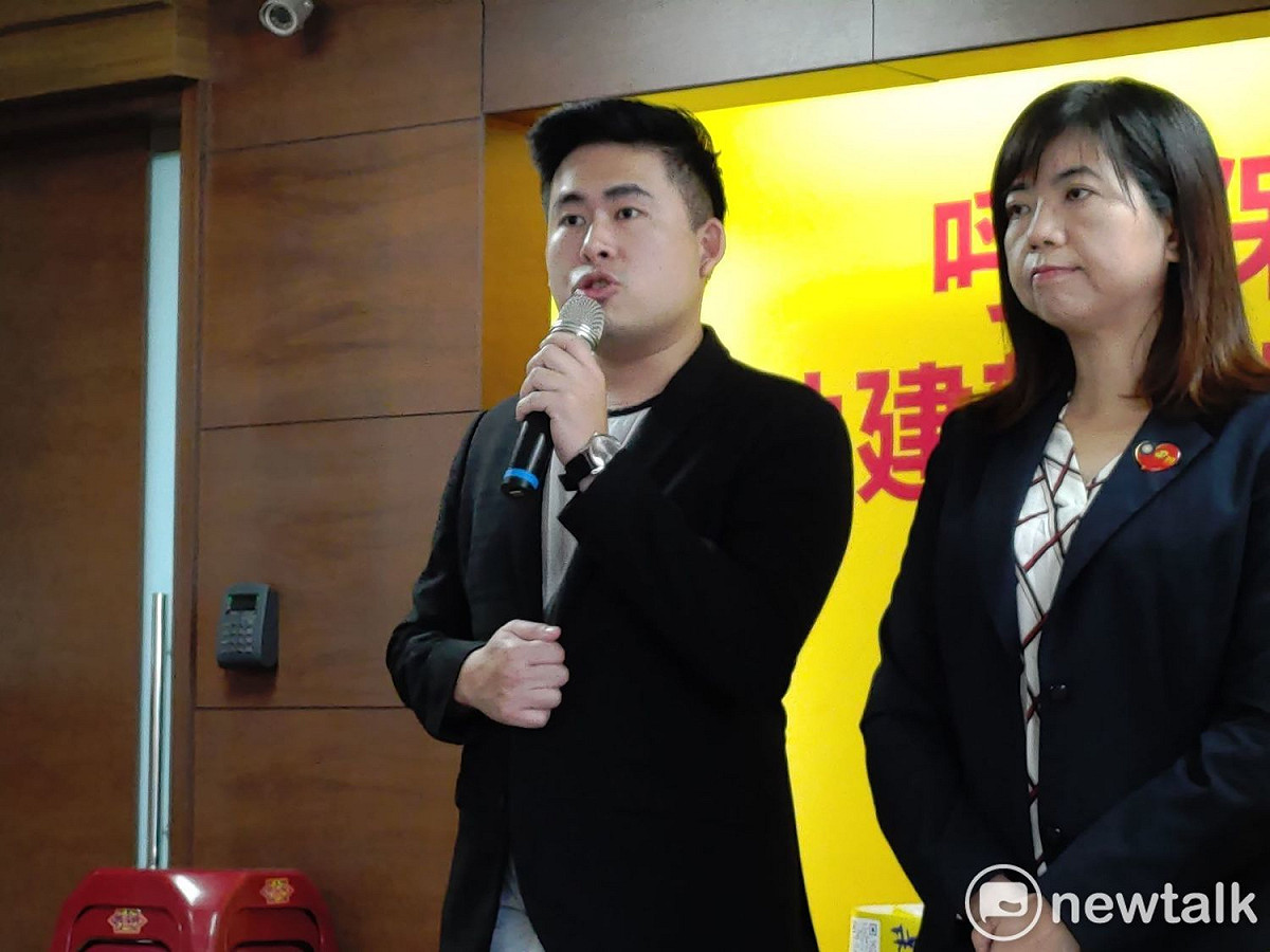 新黨發言人王炳忠。 圖：黃建豪/攝