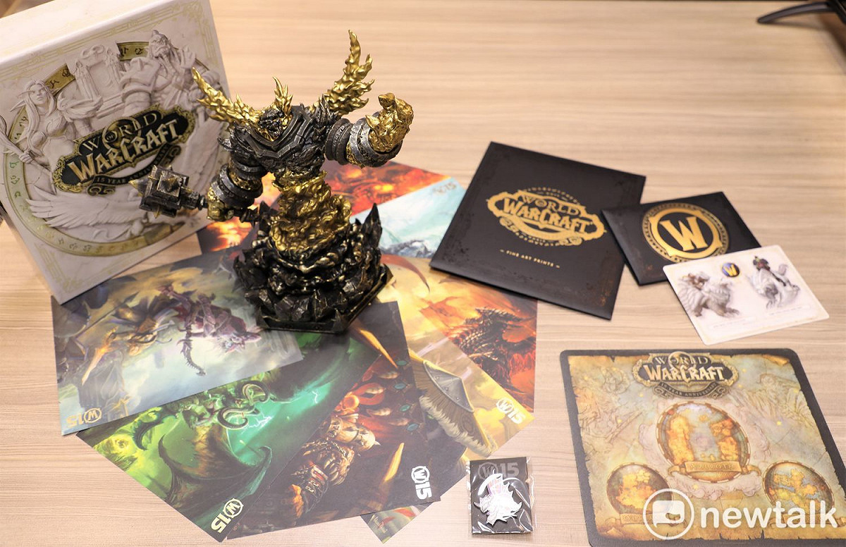 《魔獸世界》15週年典藏版內容一覽。 圖：蔡幸秀／攝
