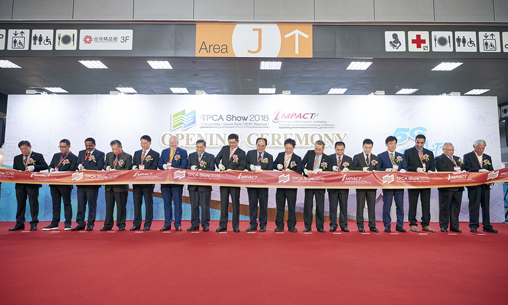 第20屆台灣電路板產業國際展覽會（TPCA Show2019）23日登場，會展聚焦「5G NEXT」全方位電路板製程解決方案，印刷電路板（PCB）唱旺5G題材。 圖：翻攝TPCA Show 2019官網