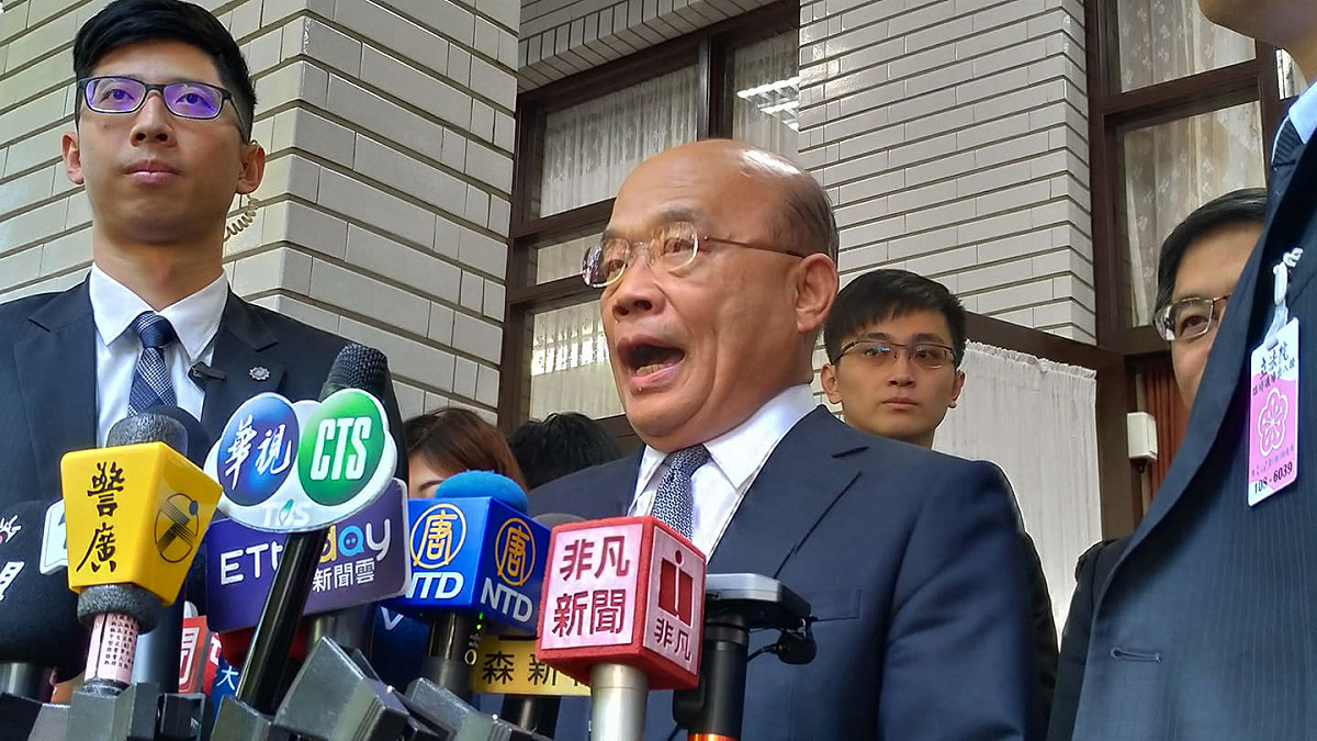 行政院長蘇貞昌。 圖：陳佩君／攝