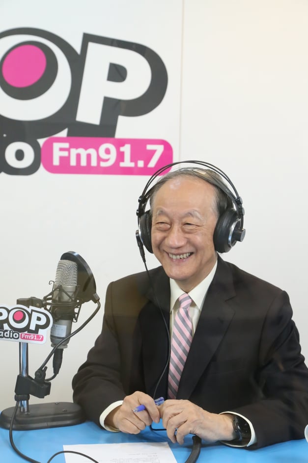 新黨主席郁慕明。 圖：《POP撞新聞》/提供