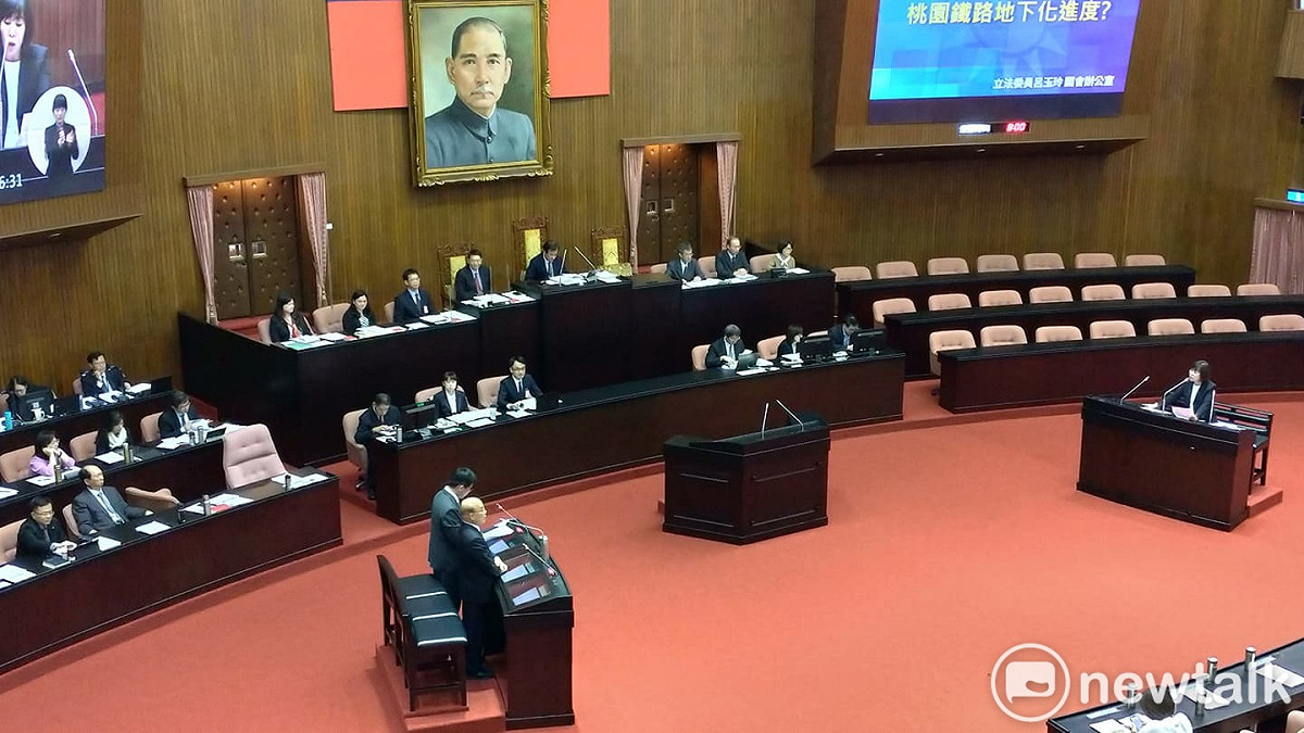 蘇貞昌今天赴立院進行施政總質詢。 圖：陳佩君／攝