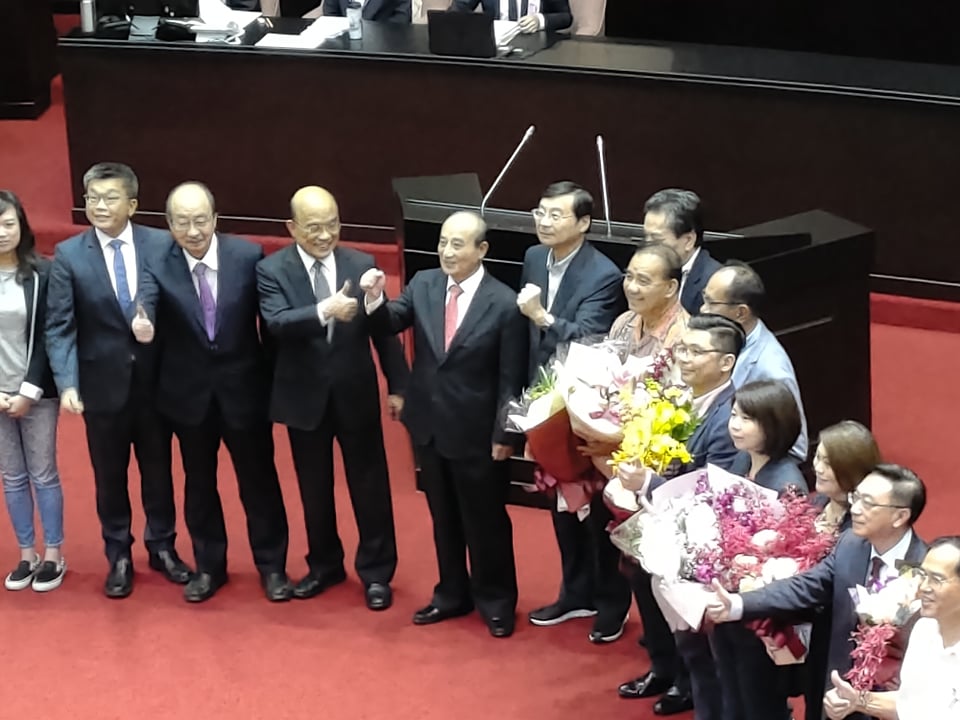 前立法院長王金平告別立法院。 圖:黃建豪/攝