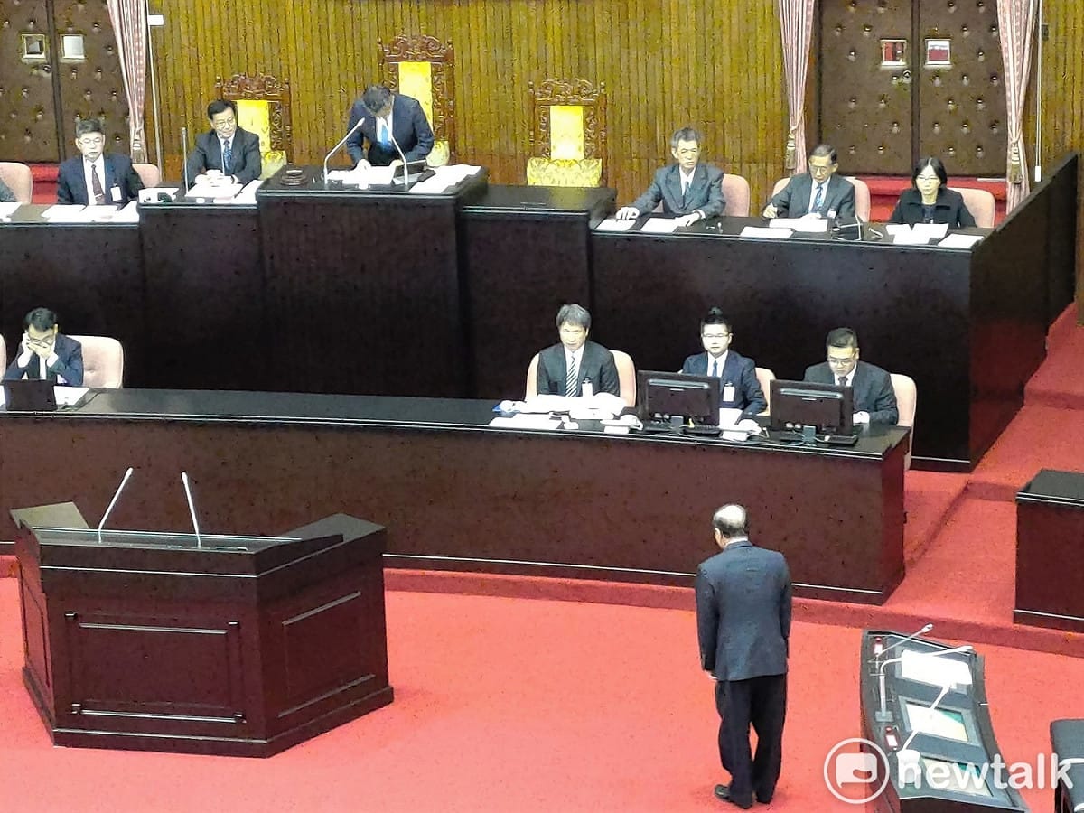 前立法院長王金平告別立法院。 圖:黃建豪/攝