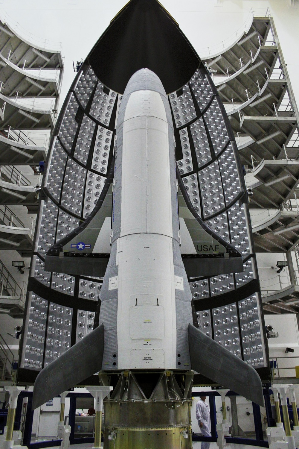 X-37B。 圖 : 翻攝自維基百科