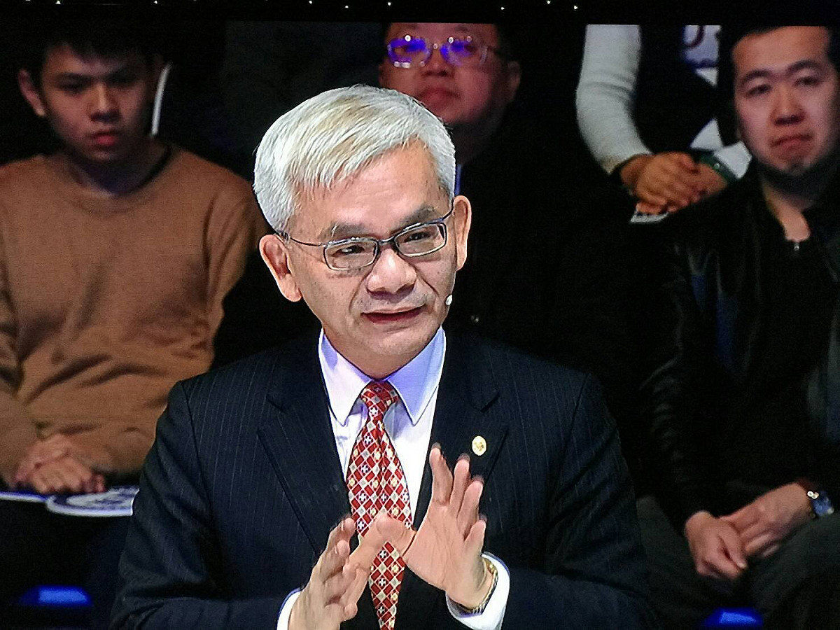 《旺報》社長黃清龍。 圖：翻攝黃清龍粉絲團臉書