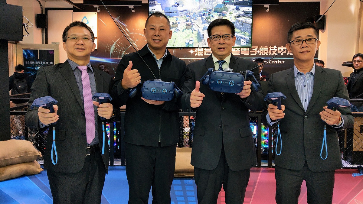 HTC（宏達電）今 (29)日宣布與金門縣最高學府國立金門大學共同打造混合實境暨電子競技場域 圖：HTC/提供
