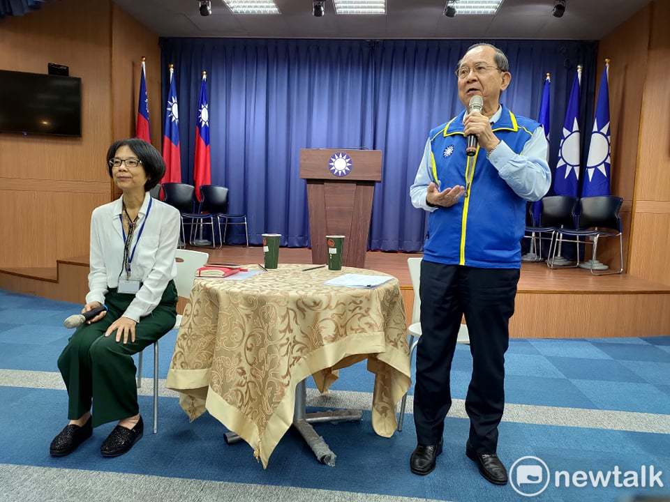 國民黨組發會主委杜建德駁斥「老人名單」傳聞。 圖：黃建豪/攝