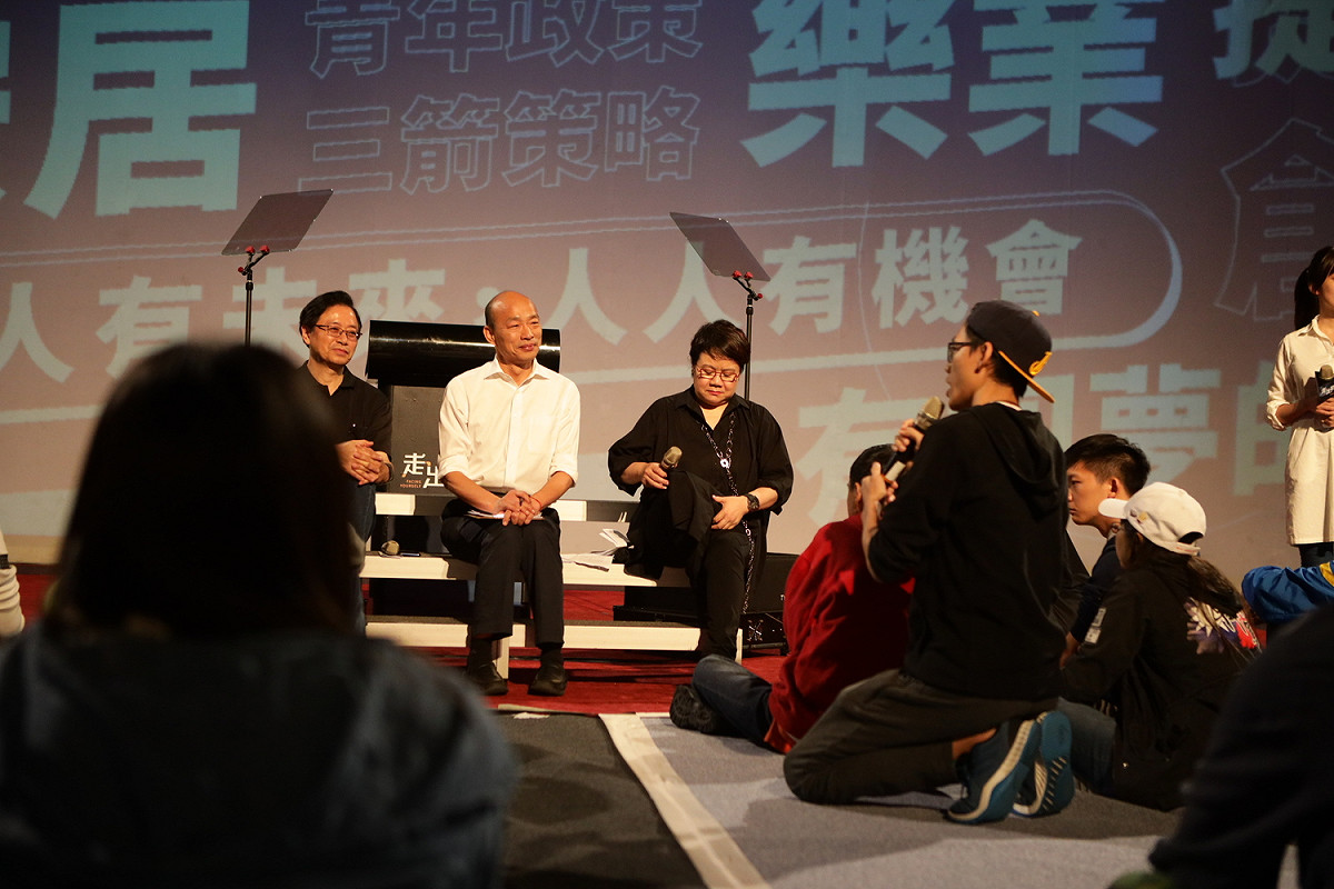 國民黨總統參選人韓國於講話直率。 圖：韓國瑜競選辦公室/提供