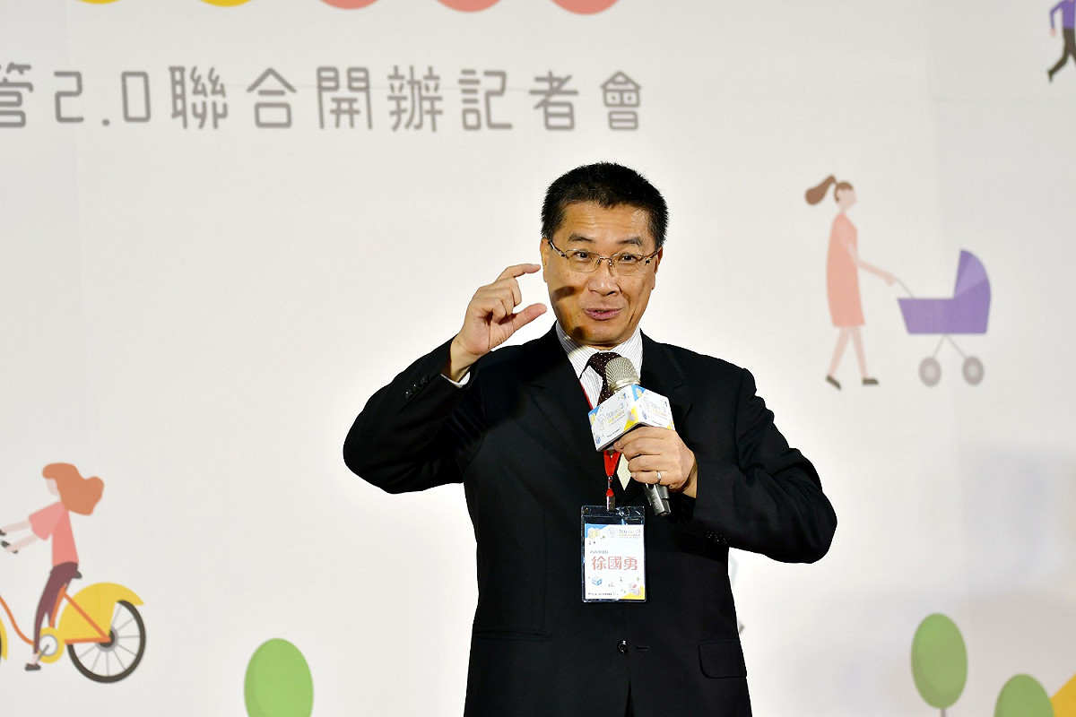 內政部長徐國勇今（30）天出席「社會住宅包租代管2.0聯合開辦」記者會。 圖：內政部提供