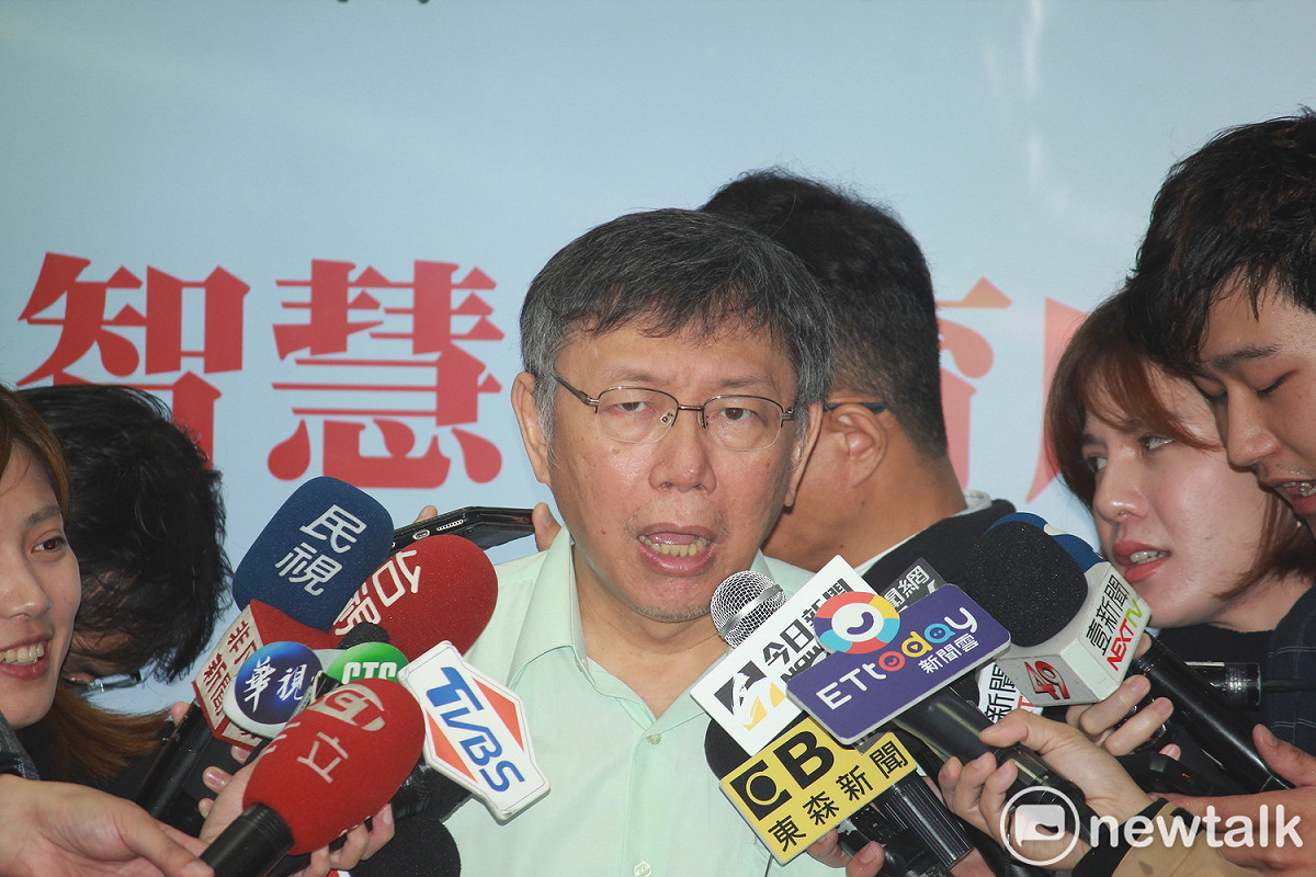 台北市長柯文哲。 圖：周煊惠 ／攝